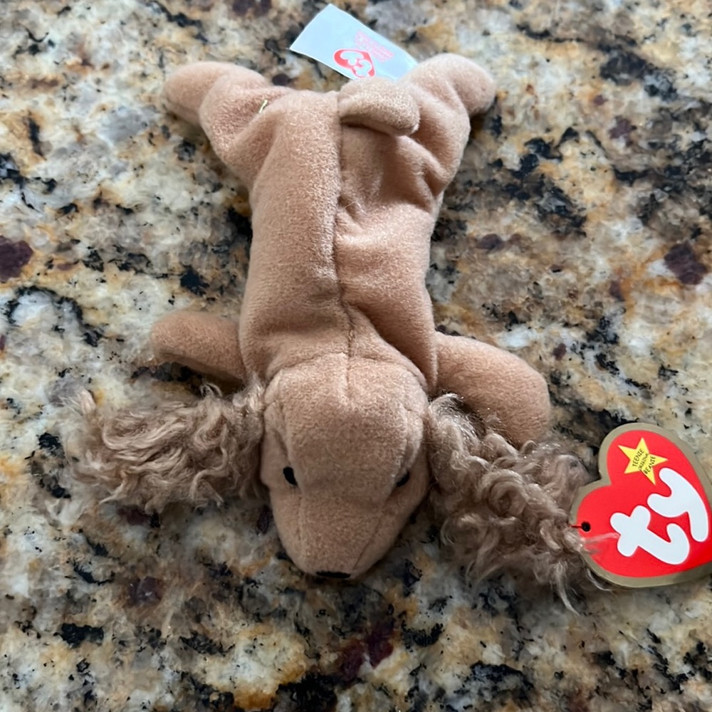 1993 Teenie Beanie Baby Spunky the Cocker Spaniel